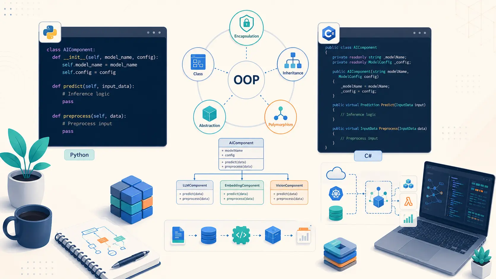 Object-Oriented Python for AI Components
